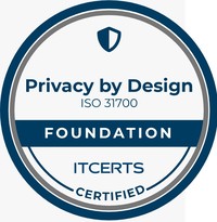 Privacy by Design, ISO 31700 Foundation certification, ITCERTS